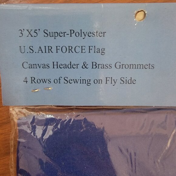 3x5 U.S. Air Force Airforce Emblem USAF Flag Double Sided Nylon Flag - Picture 3 of 7